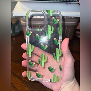 It’s from TJ Max, IPhone 13 Pro Max, Clear With Cactuses